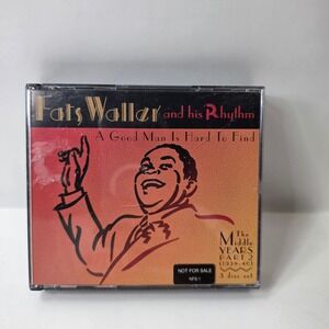 Fats Waller A Good Man Is Hard To Find 3 CD Box Set Promo Middle Years Part 2
